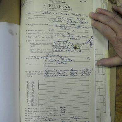 JOUBERT Johanna Helena born OPPERMAN - died 10 Oct 1951