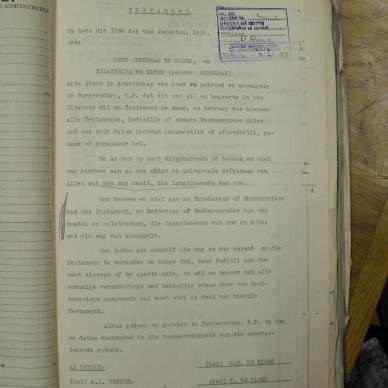 KLERK Tjaartrina DE nee SCHOEMAN oorlede 7 Des 1956