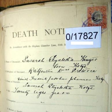 KOTZE Susara Elizabetha