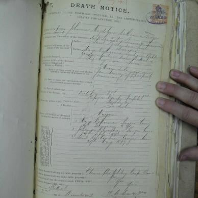 KRUGER Johanna Magdalena Catharina born SMIT - died 1 Oct 1901