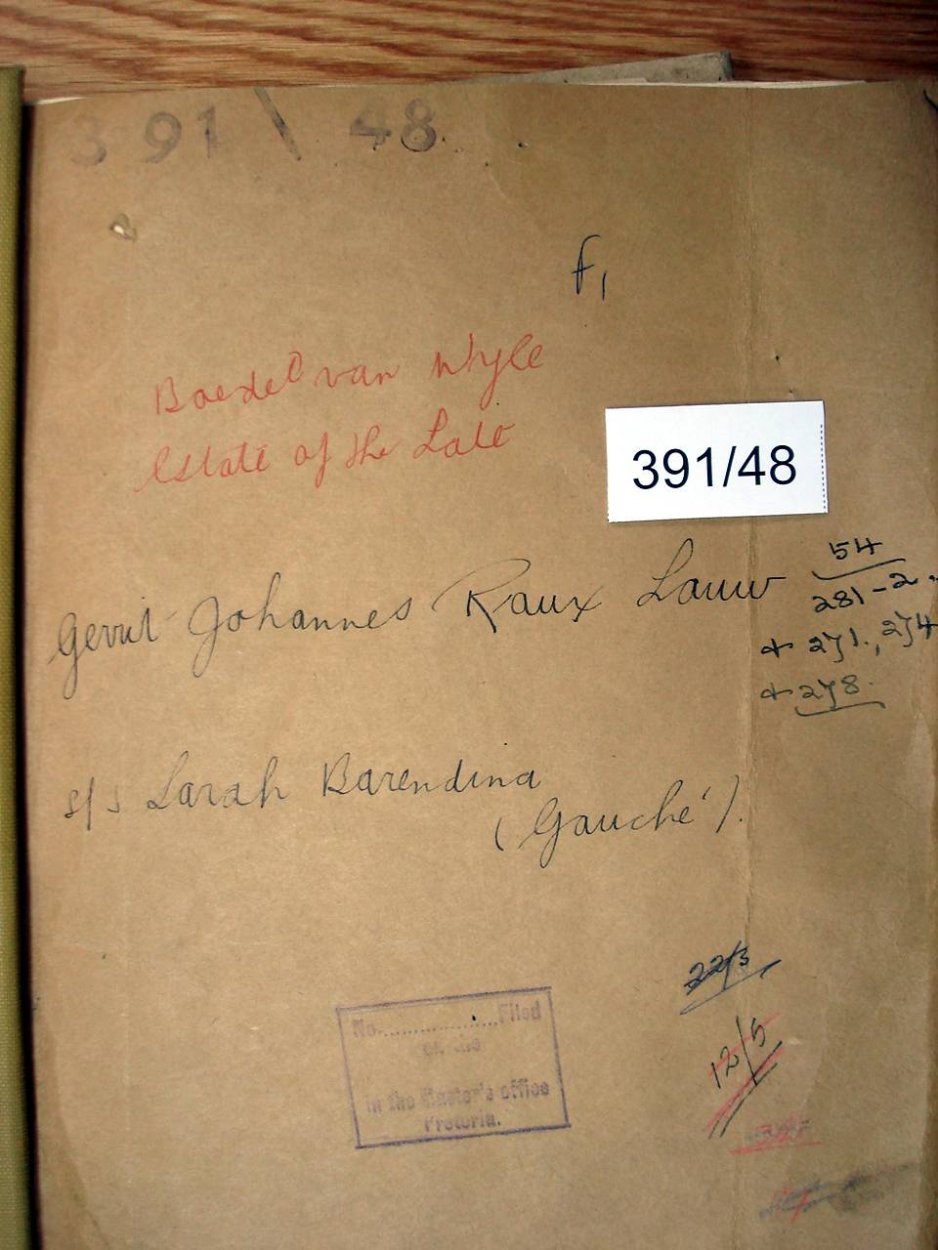 391-48 LAUW Gerrit Johannes Roux _01 391-48 LAUW Gerrit Johannes Roux _01