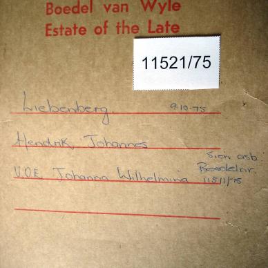 11521-75 LIEBENBERG Hendrik Johannes a