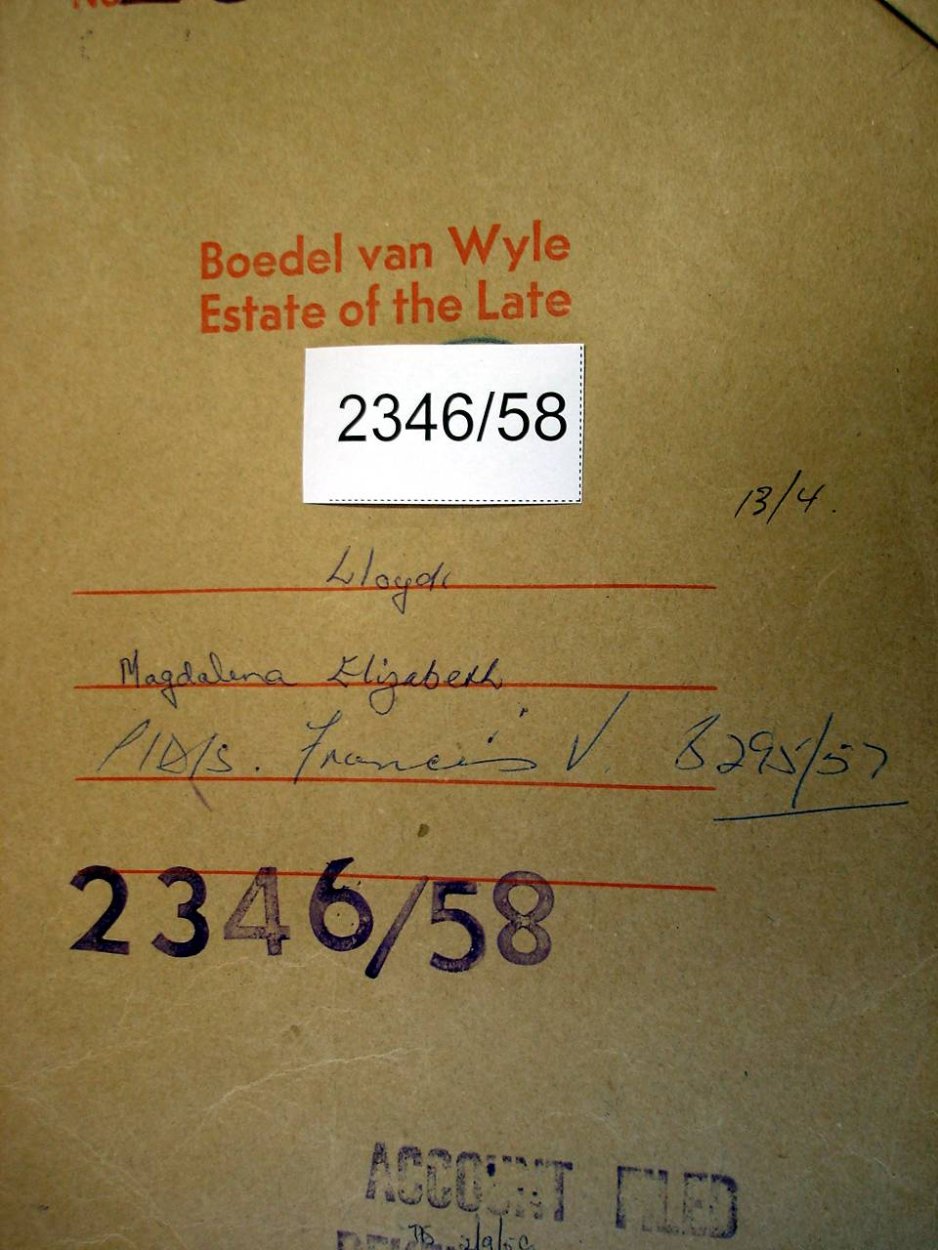 2346-58 LIEBENBERG Magdalena Elizabeth a 2346-58 LIEBENBERG Magdalena Elizabeth a