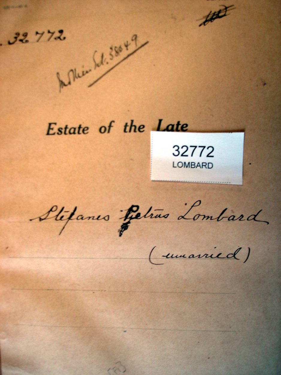 32772 LOMBARD Stephanus Petrus a 32772 LOMBARD Stephanus Petrus a
