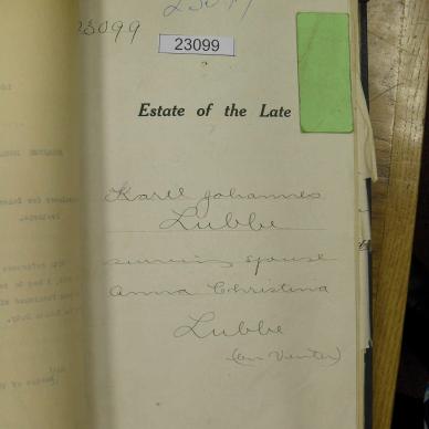 LUBBE Karel Johannes - died 10 Sep 1913
