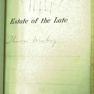 MARKEY THOMAS 1906 TAB MHG 09448