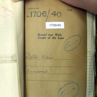 MAHER Walter  - died2 April 1940