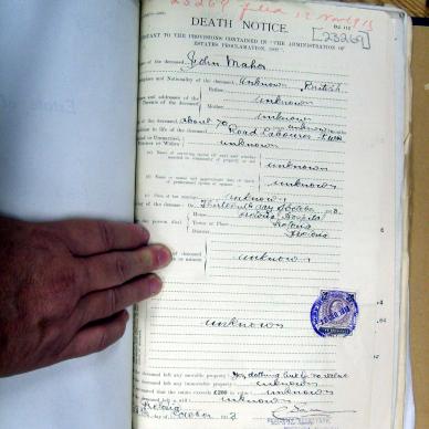 MAHER JOHN - died 31 October 1913