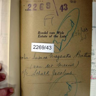 MERWE Jacoba Susara Magaretha VAN DER