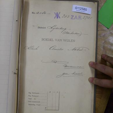 NABAL Dirk Cornelius - oorlede 9 Apr 1897
