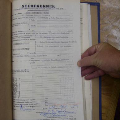 NABAL Dirk Cornelius - oorlede 17 Sep 1957