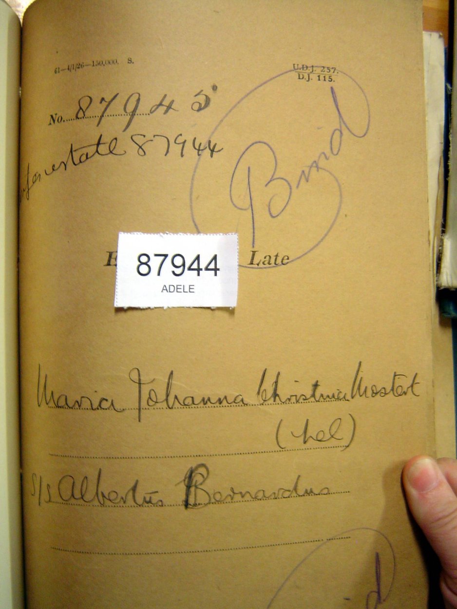 87945 NEL Maria Johanna Christina a 87945 NEL Maria Johanna Christina a