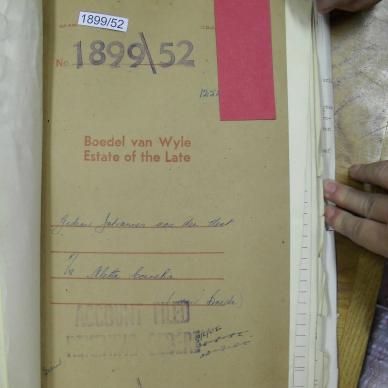 NEST Gideon Johannes VAN DER - died 4 Apr 1952
