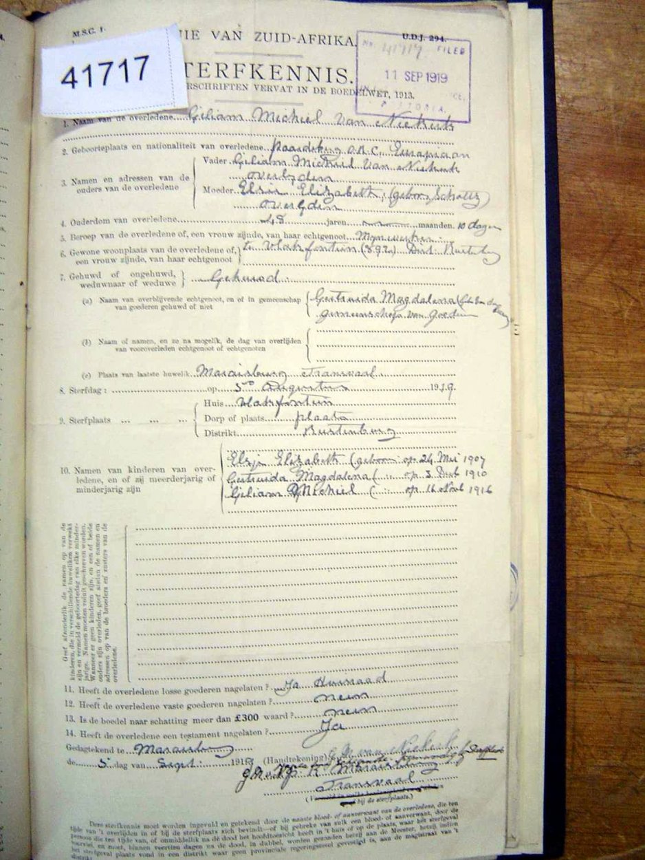 41717 VAN NIEKERK Giliam Michiel_03 41717 VAN NIEKERK Giliam Michiel_03