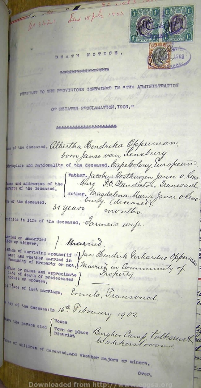 1903 TAB MHG 03421_03 OPPERMAN ALBERTHA 02 1903 TAB MHG 03421_03 OPPERMAN ALBERTHA 02