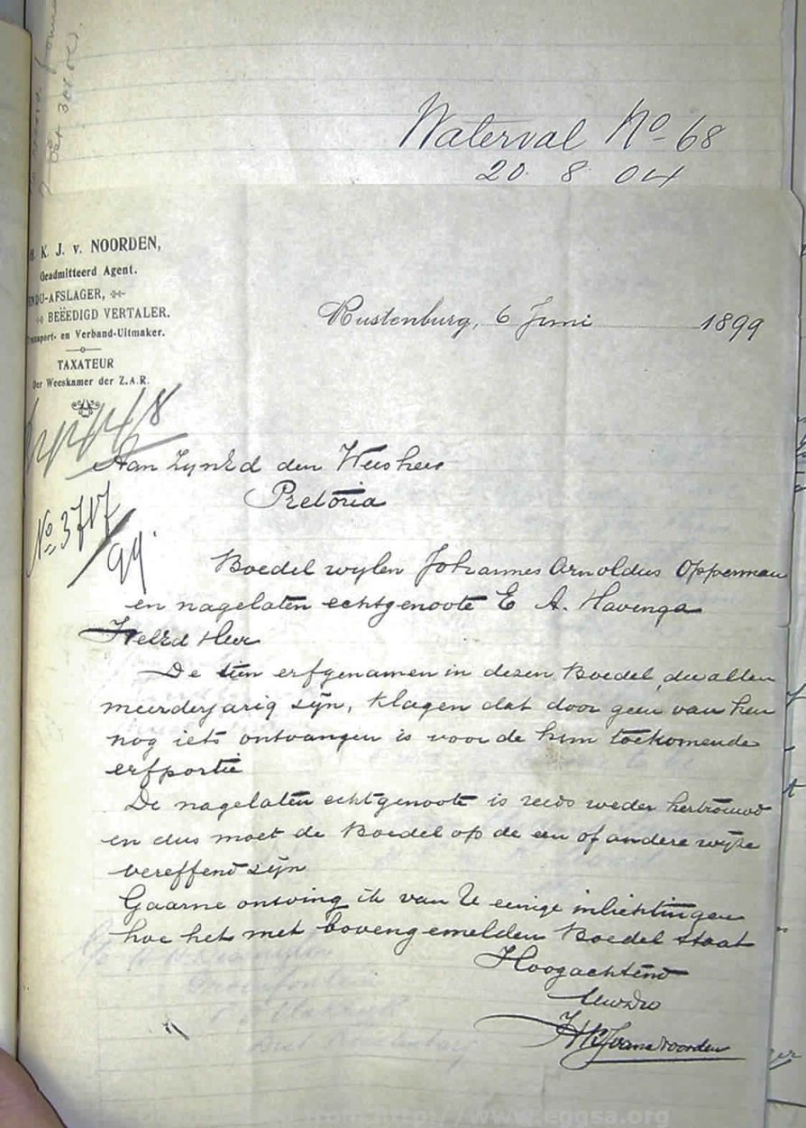 1881 TAB MHG 01838 OPPERMAN JOHANNES ARNOLDUS 39 1881 TAB MHG 01838 OPPERMAN JOHANNES ARNOLDUS 39