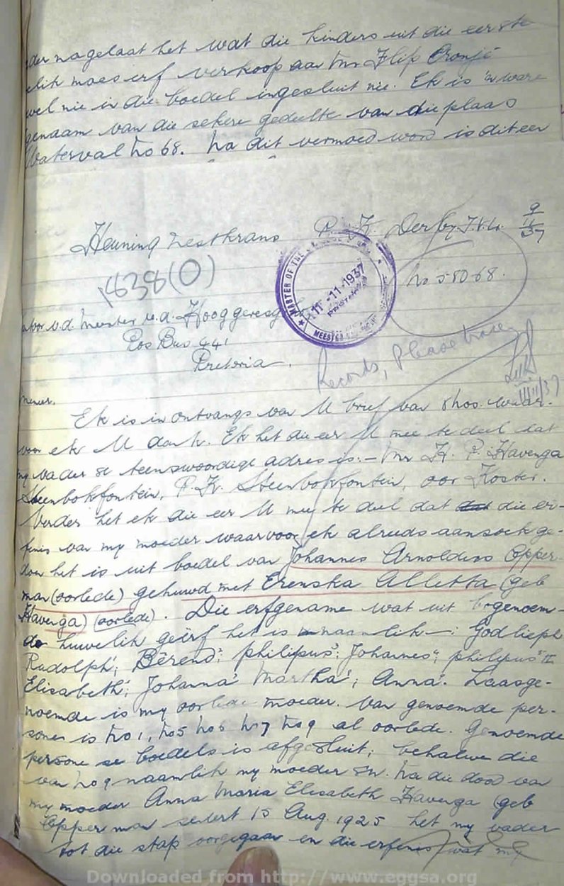 1881 TAB MHG 01838 OPPERMAN JOHANNES ARNOLDUS 57 1881 TAB MHG 01838 OPPERMAN JOHANNES ARNOLDUS 57
