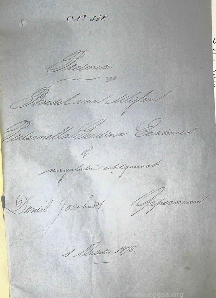 1875 TAB MHG O00388 OPPERMAN PETRONELLA 04 1875 TAB MHG O00388 OPPERMAN PETRONELLA 04