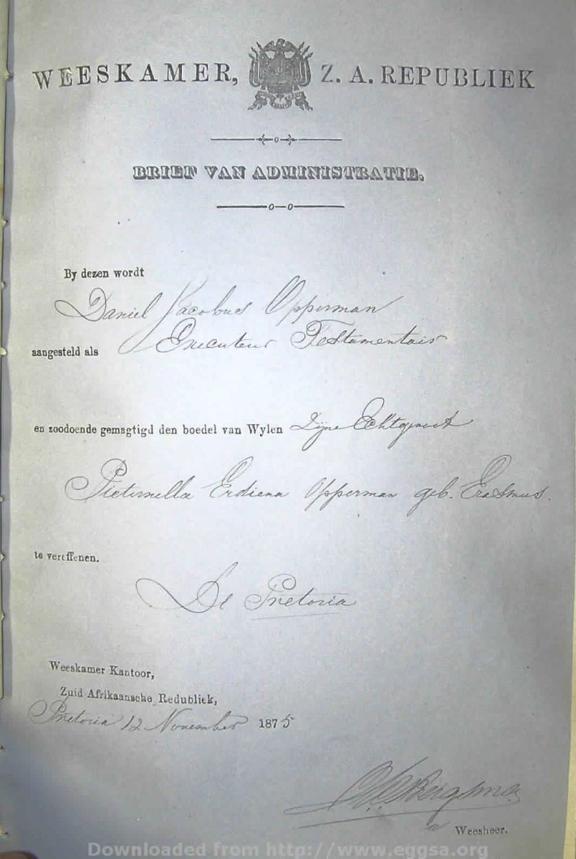 1875 TAB MHG O00388 OPPERMAN PETRONELLA 14 1875 TAB MHG O00388 OPPERMAN PETRONELLA 14