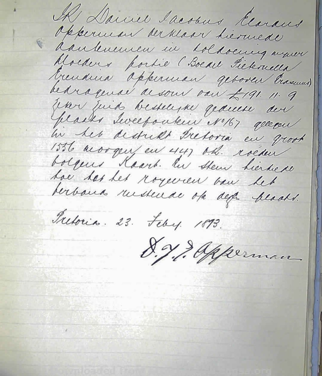 1875 TAB MHG O00388 OPPERMAN PETRONELLA 16 1875 TAB MHG O00388 OPPERMAN PETRONELLA 16