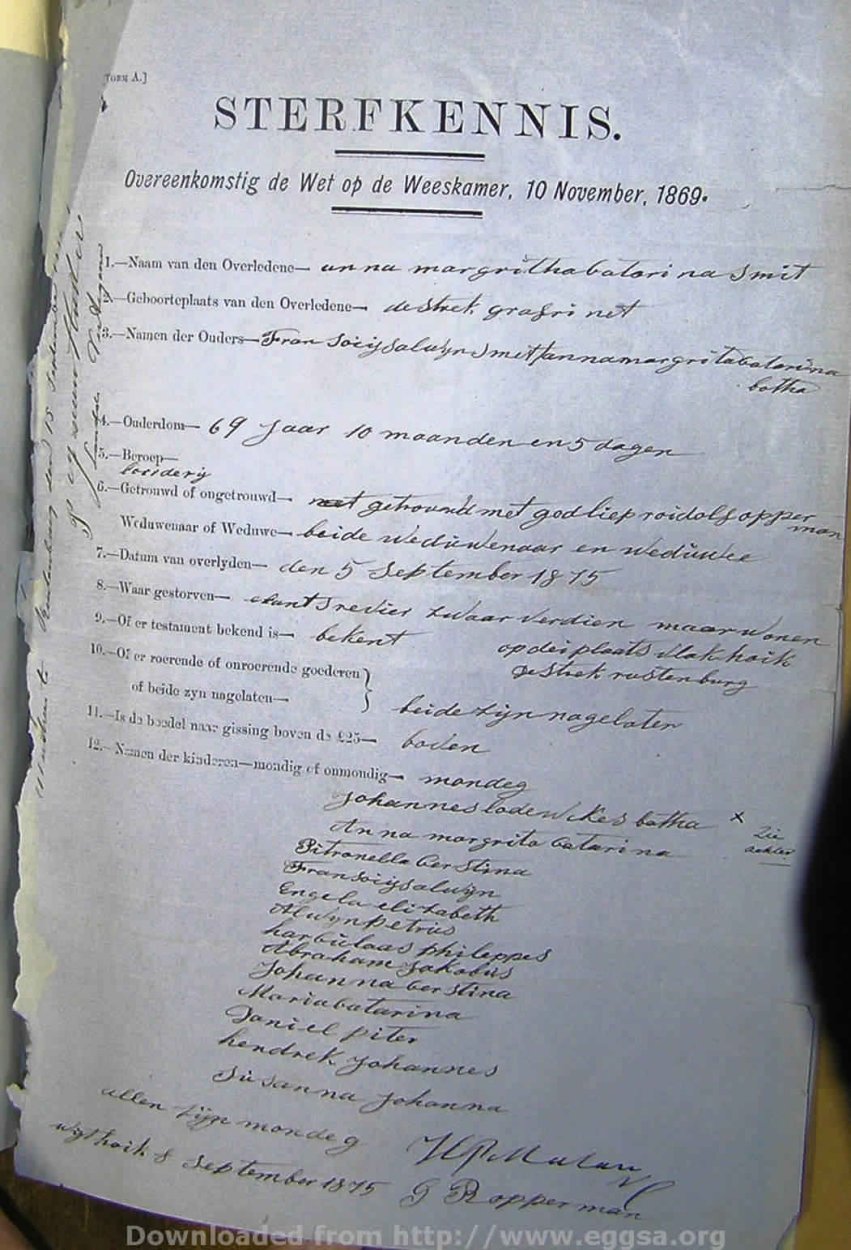 1875 TAB MHG O00388 OPPERMAN PETRONELLA 22 1875 TAB MHG O00388 OPPERMAN PETRONELLA 22
