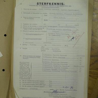 OPPERMAN Maria Dorothea born ENGELBRECHT - died 11 Jul 1961