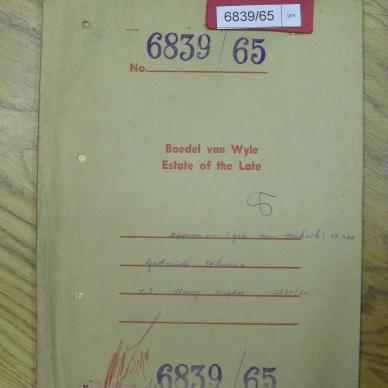OPPERMAN Gertruida Ethresia nee VAN NIEKERK - oorlede 19 Jul 1965