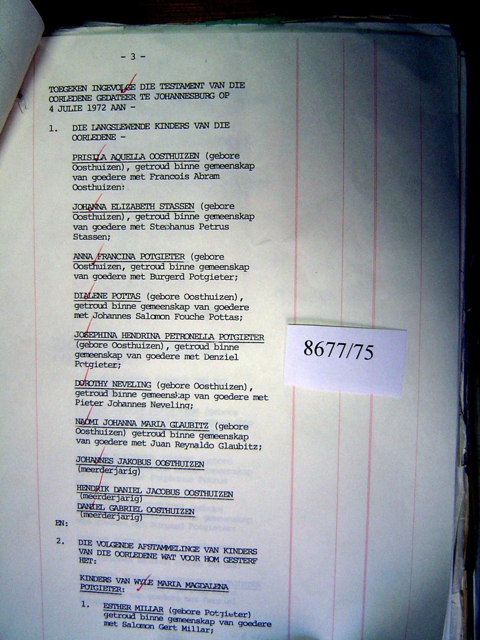 8677-75 OOSTHUIZEN Daniel Gabriel _09 8677-75 OOSTHUIZEN Daniel Gabriel _09