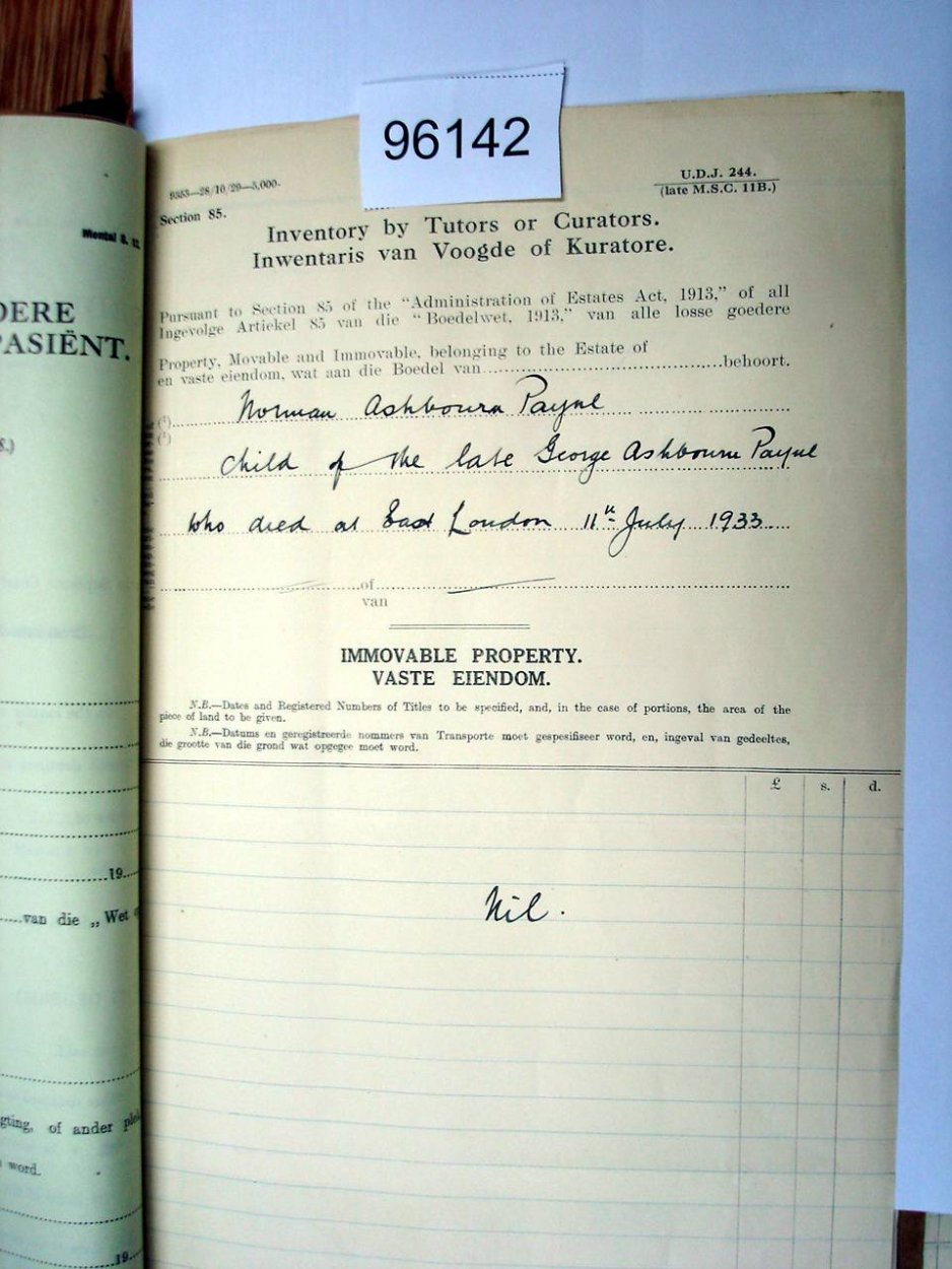96142 PAYNE Norman Ashbourne _06 96142 PAYNE Norman Ashbourne _06