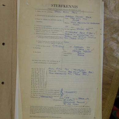 PREIS Johan Anton - died 11 September 1962