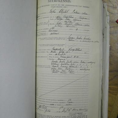 PRETORIUS Sophia Elizabeth born OPPERMAN - died 13 Jul 1912