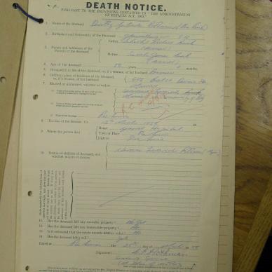 ROTHMAN Dorothy Gertrude born BRINK - died 12 Mar 1958