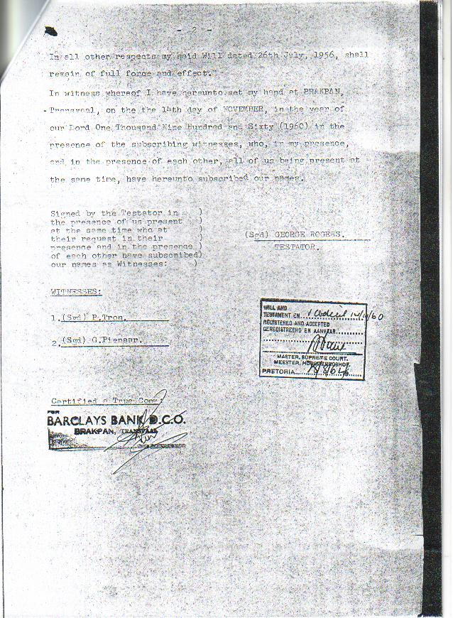 Rogers, George Williams TAB MHG 6735  Will codicile pg2