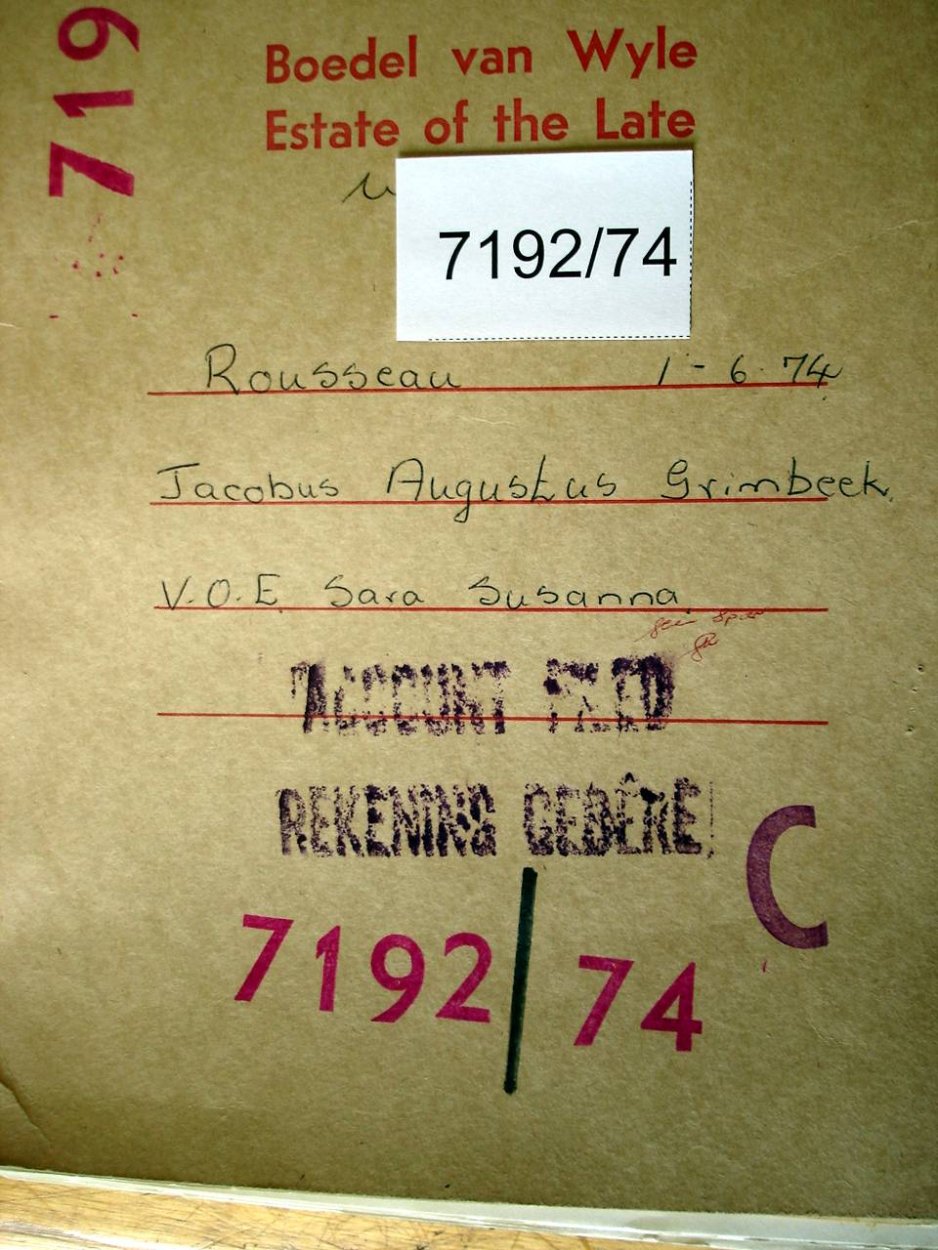 7192-74 ROUSSEAU Jacobus Augustus Grimbeeck _01 7192-74 ROUSSEAU Jacobus Augustus Grimbeeck _01