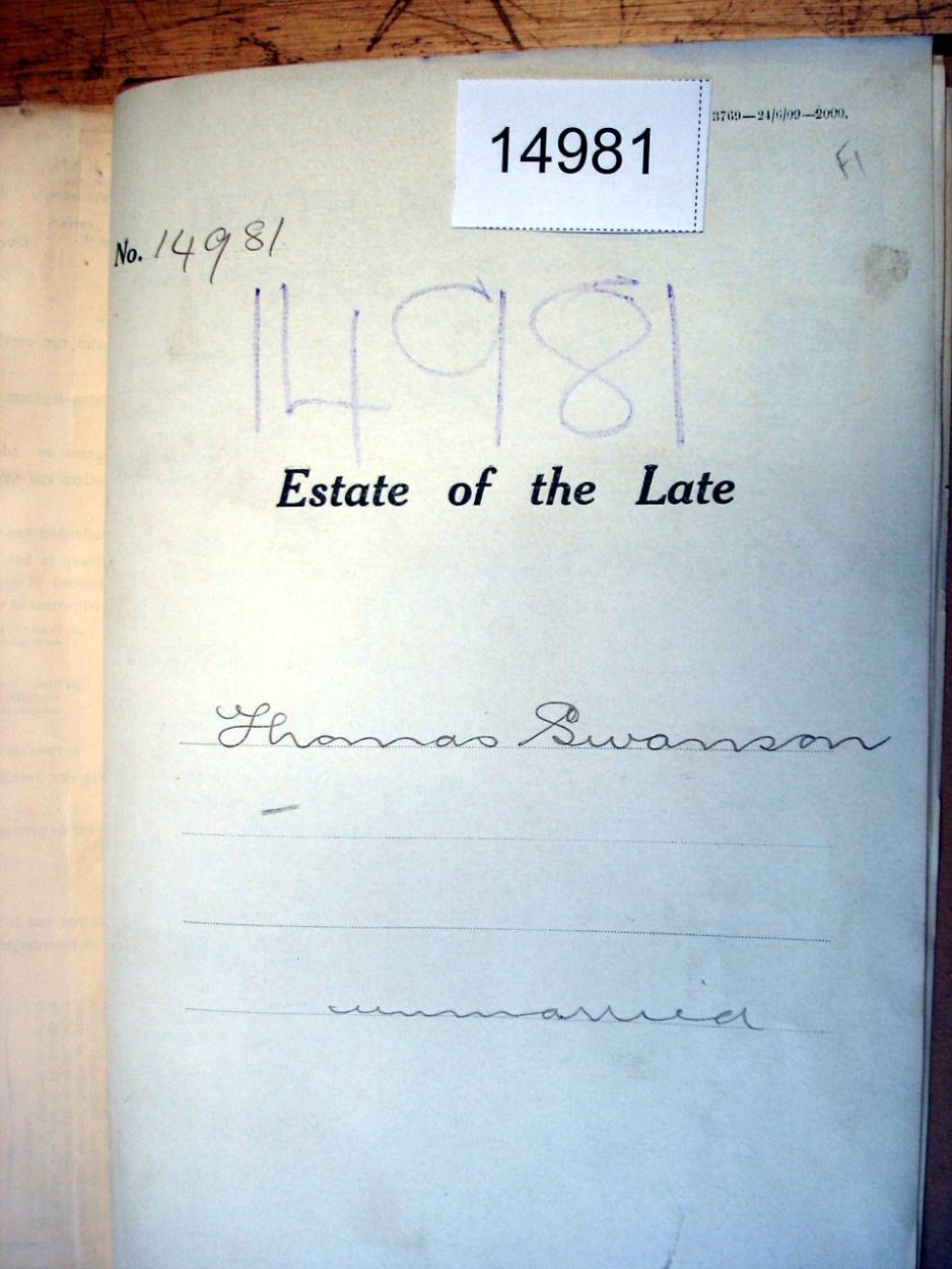 14981 SWANSON Thomas a 14981 SWANSON Thomas a