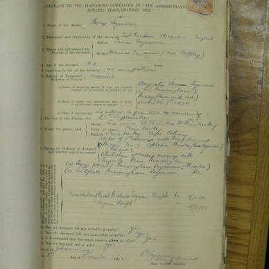 SEYMOUR George - died 21 Sep 1905