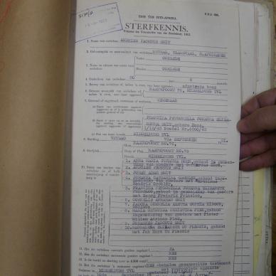SMIT Andries Jacobus - died 7 Sep 1951