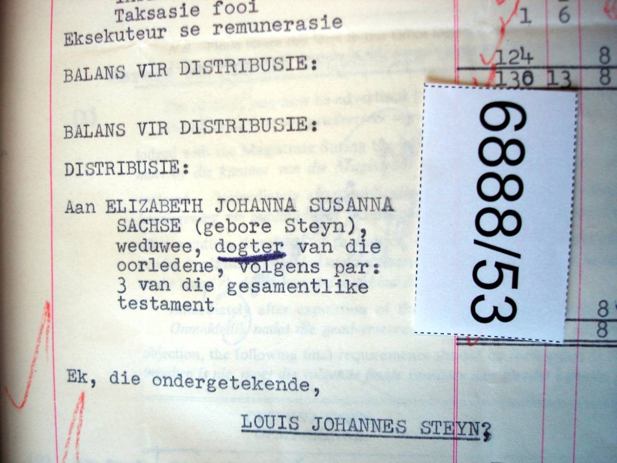 6888-53 STEYN Hendrik Jacobus d 6888-53 STEYN Hendrik Jacobus d
