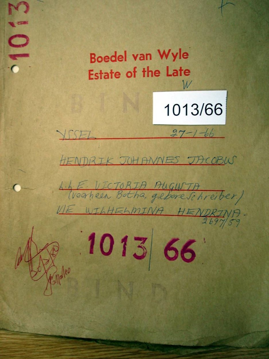 1013-66 YSSEL Hendrik Johannes Jacobus _01 1013-66 YSSEL Hendrik Johannes Jacobus _01