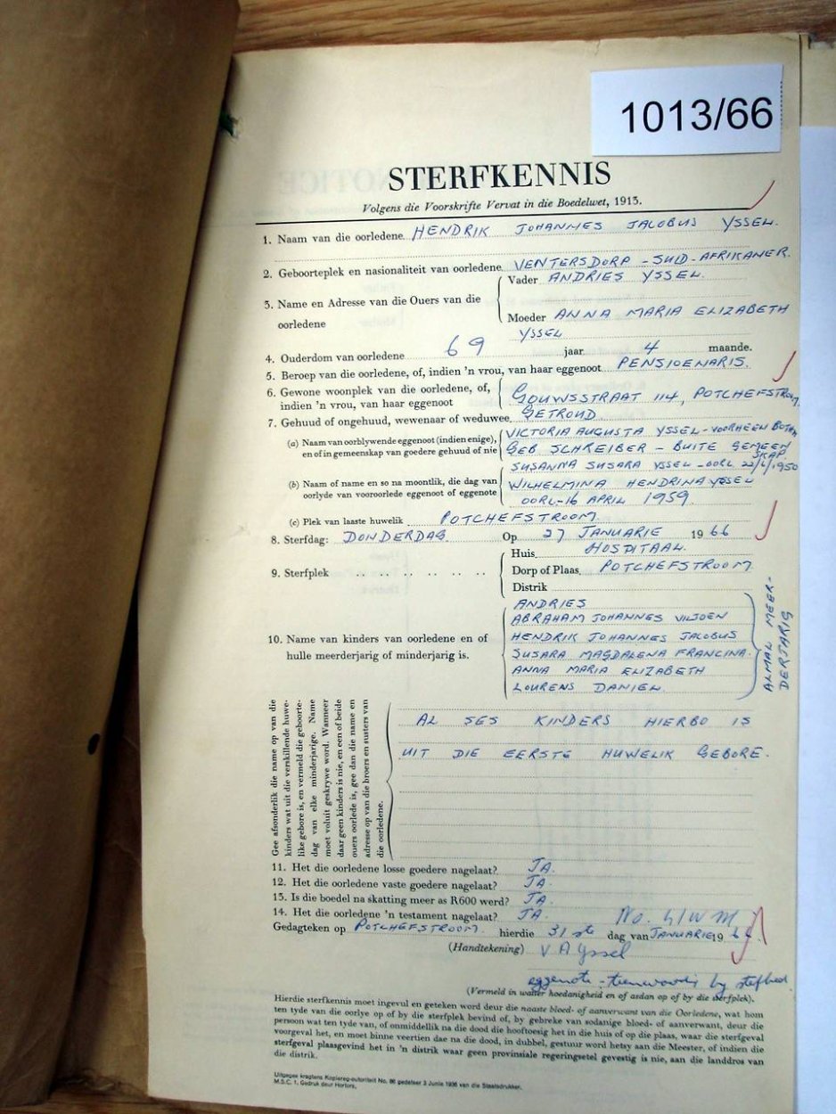 1013-66 YSSEL Hendrik Johannes Jacobus _02 1013-66 YSSEL Hendrik Johannes Jacobus _02