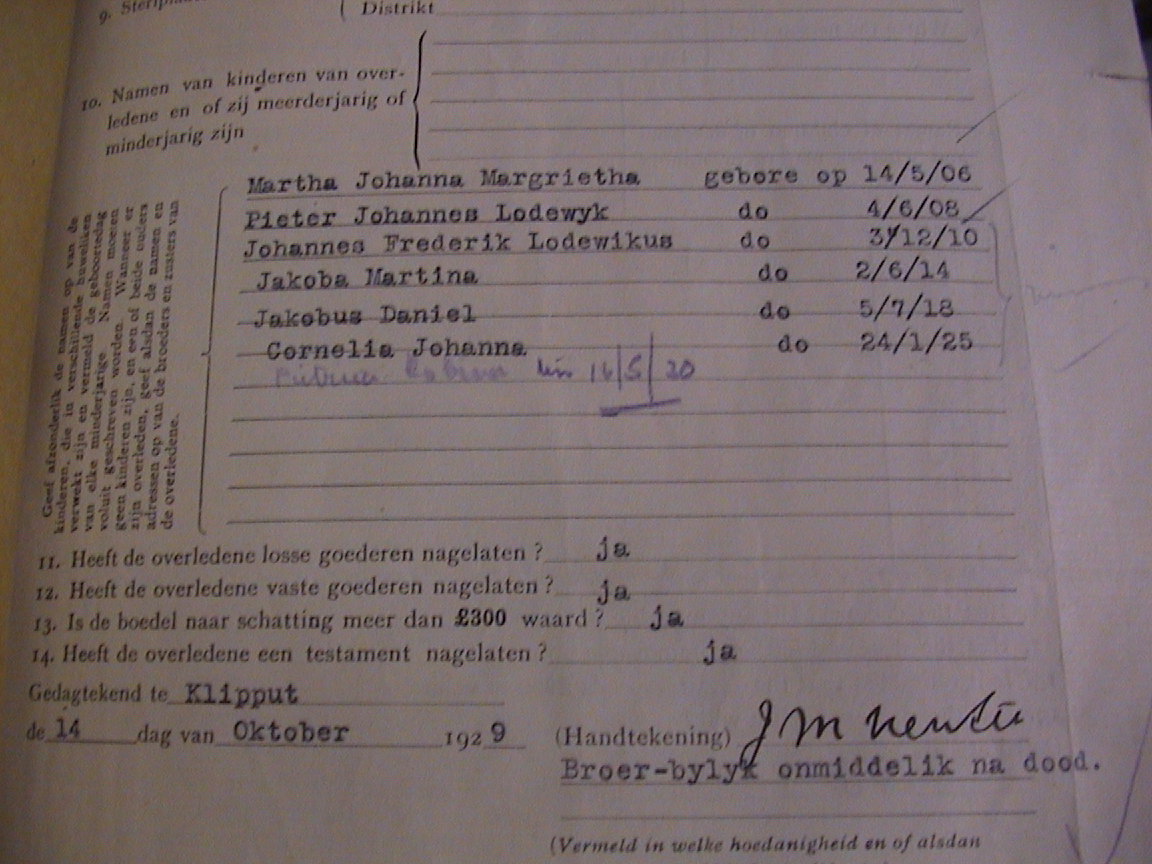 Venter PJL TAB MHG 70463 Sterfkennis 1929 vergroot ONDER Venter PJL TAB MHG 70463 Sterfkennis 1929 vergroot ONDER