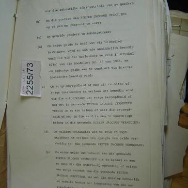 2255-73 VERMEULEN Pieter Jacobus e