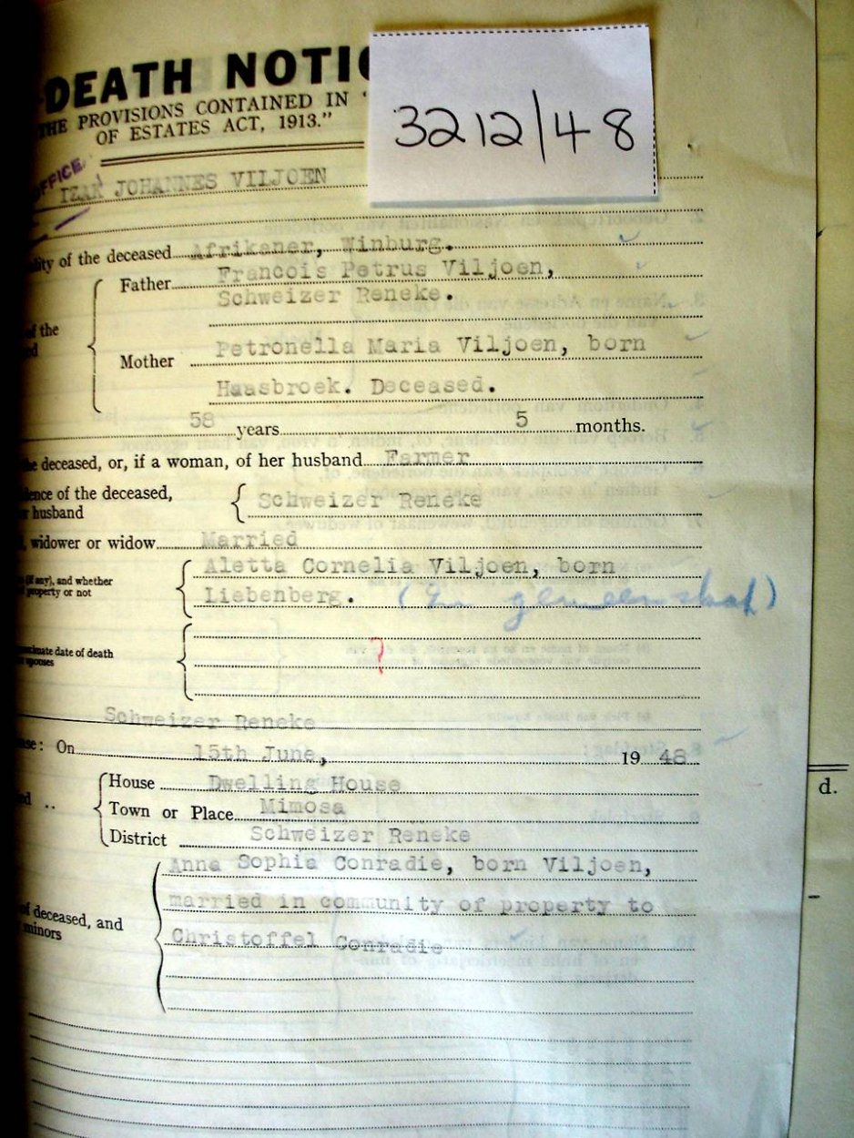 3212-48 VILJOEN LIEBENBERG b 3212-48 VILJOEN LIEBENBERG b