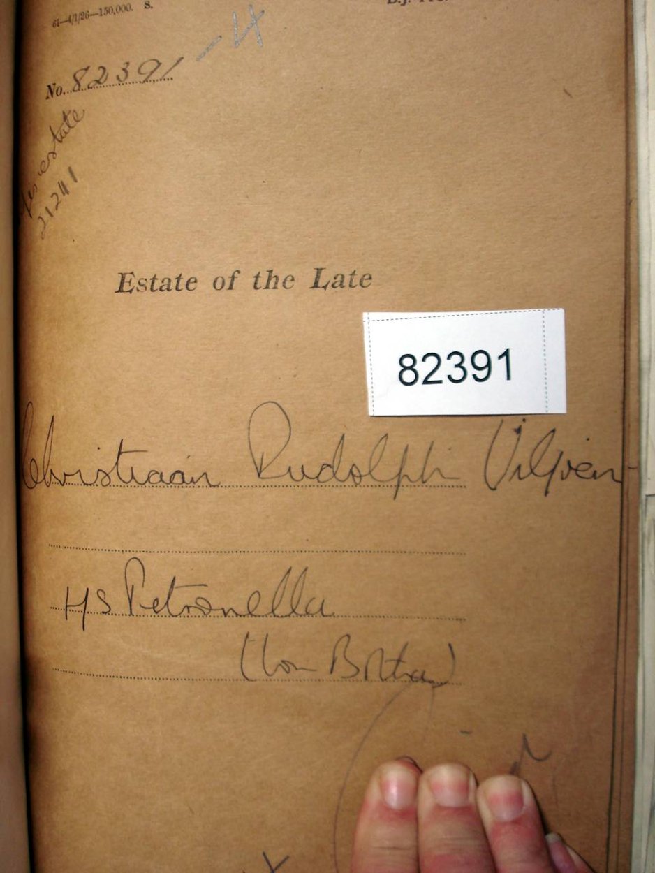 82391 VILJOEN Christiaan Rudolph a 82391 VILJOEN Christiaan Rudolph a