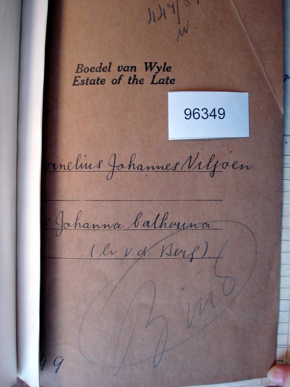 96349 VILJOEN Cornelius Johannes a 96349 VILJOEN Cornelius Johannes a