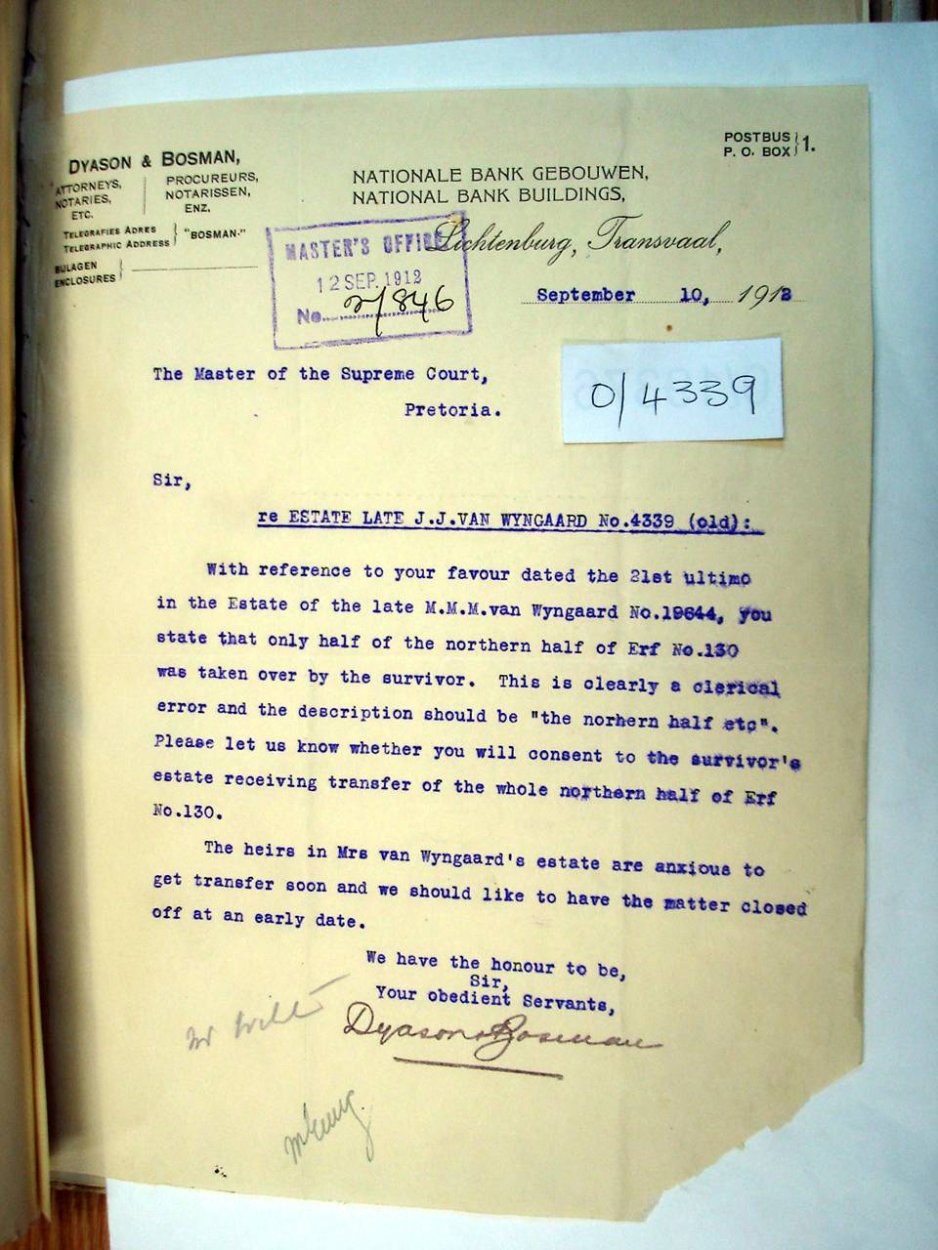 0-4339 WYNGAARD van Johannes Jurie _19 0-4339 WYNGAARD van Johannes Jurie _19