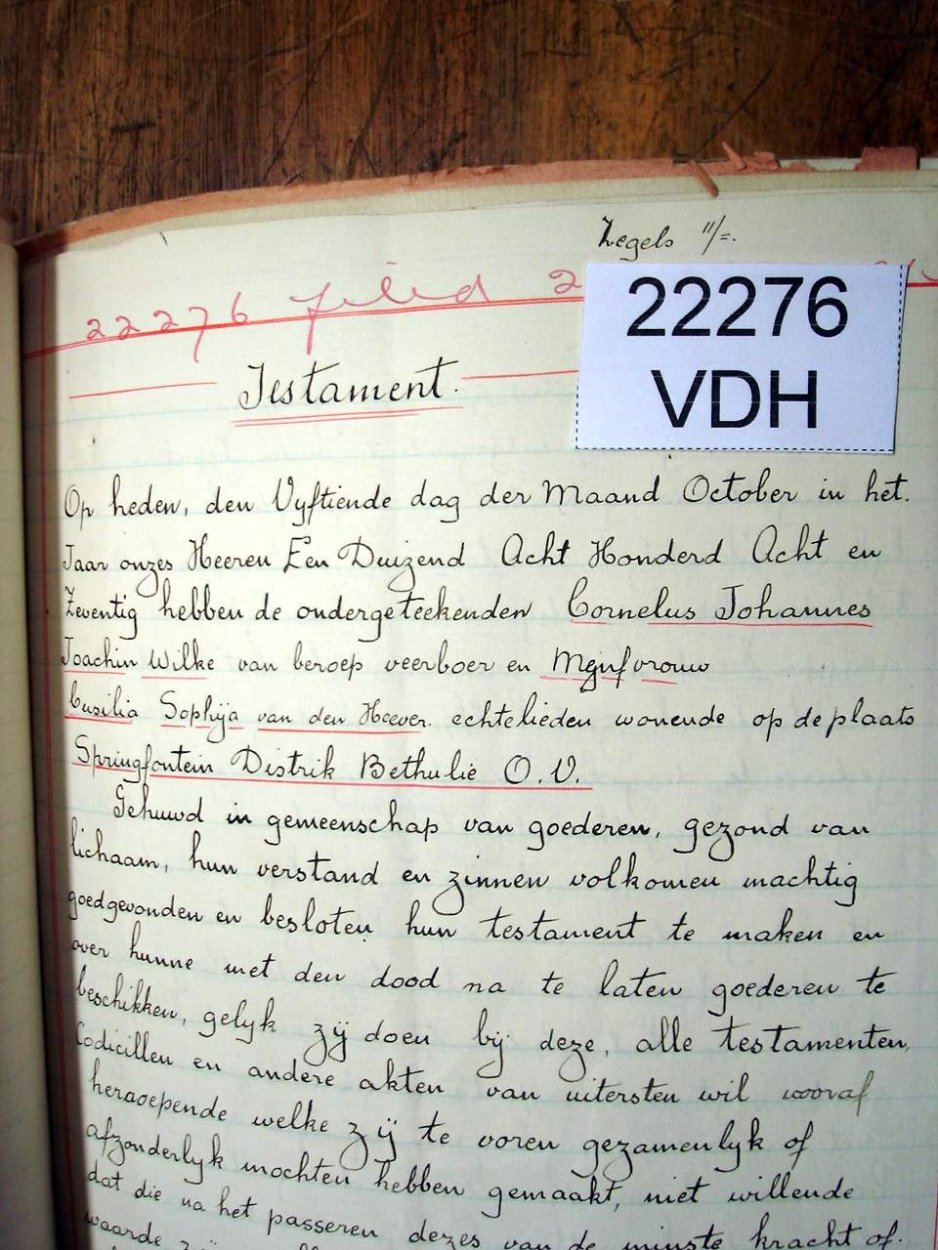 22276 WILKE Cornelis Johannes Joachim d 22276 WILKE Cornelis Johannes Joachim d
