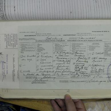 WYK Dirk Arnoldus VAN - oorlede 25 Mrt 1949