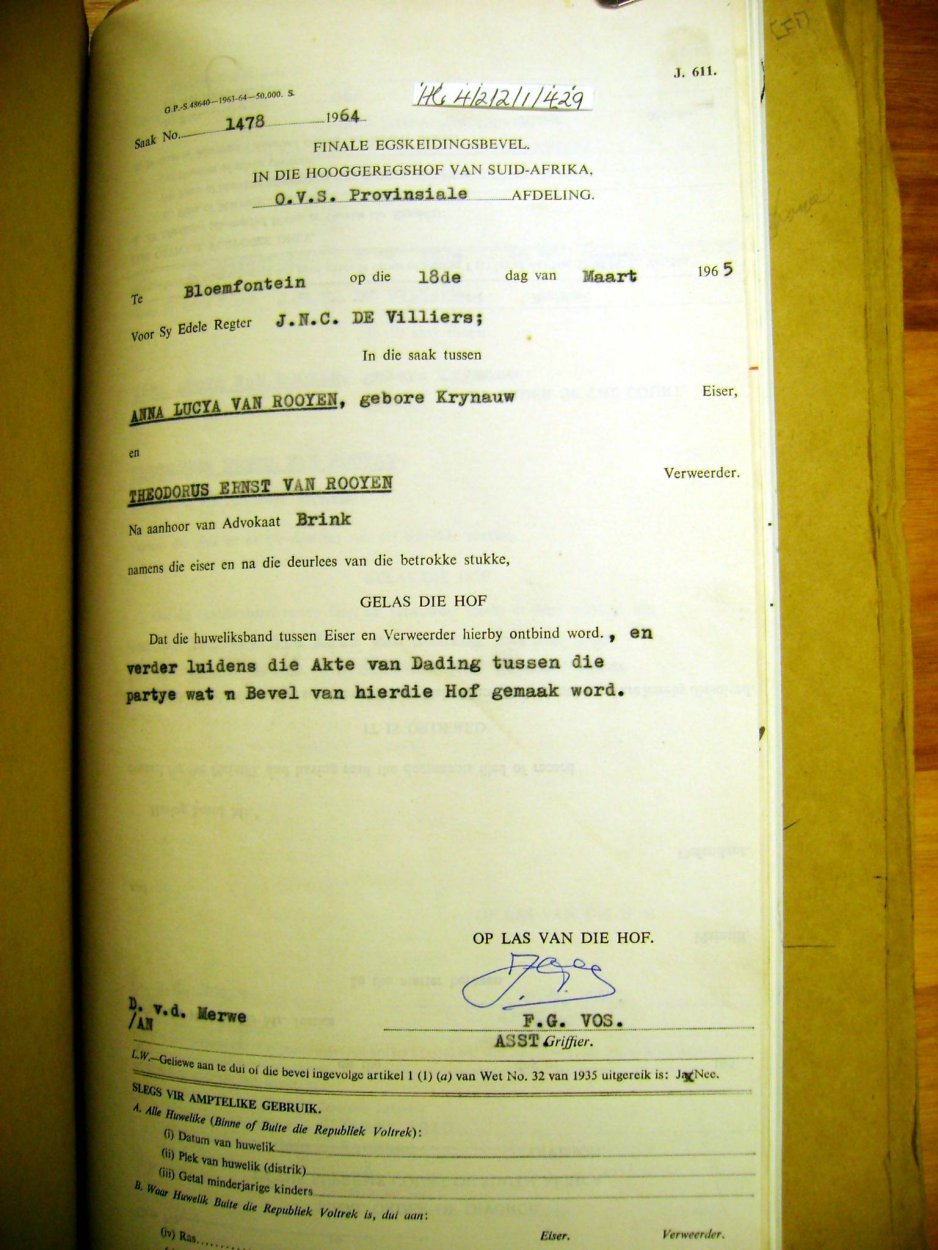 HG 4-2-2-1-429 KRYNAUW & ROOYEN van _01 HG 4-2-2-1-429 KRYNAUW & ROOYEN van _01